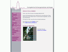 Tablet Screenshot of ev-kirche-laichingen.de